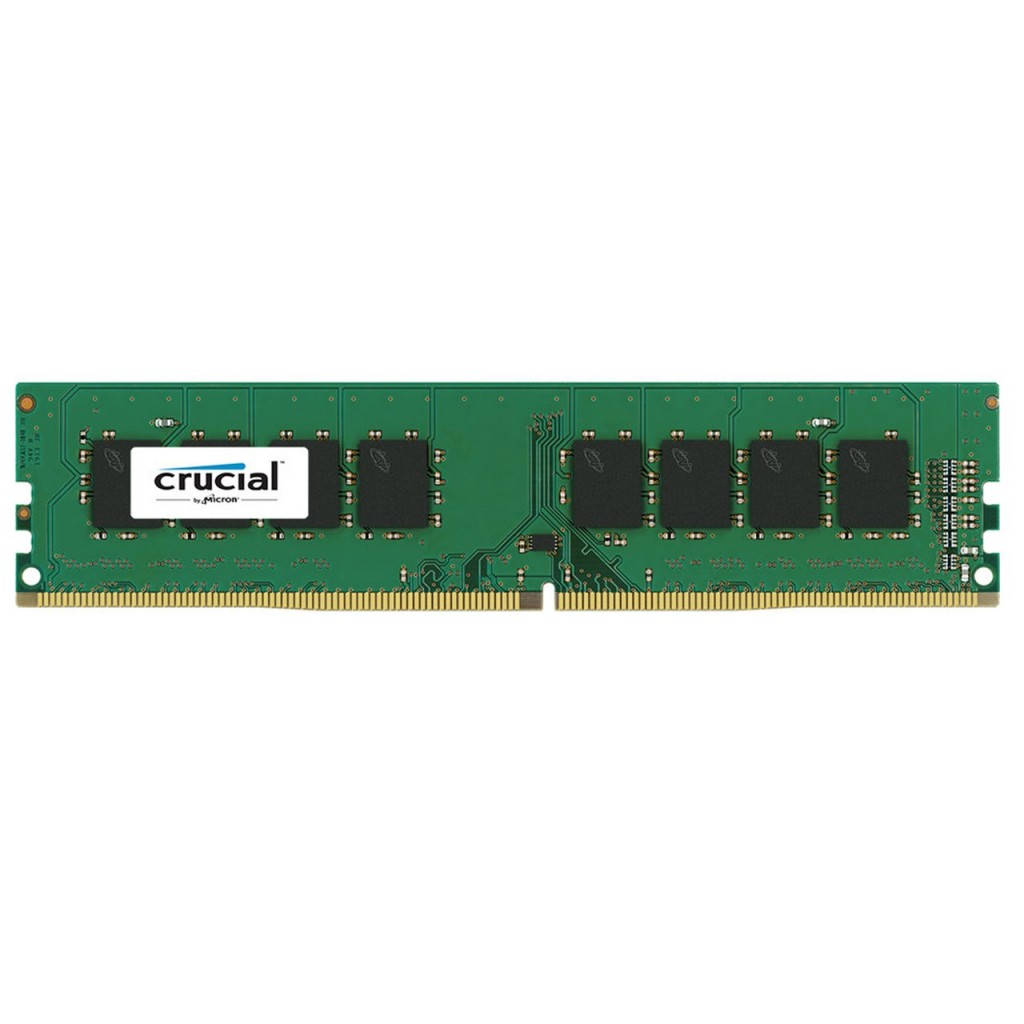 رم کامپیوتر DDR4 تک کاناله 2400 مگاهرتز کروشیال ظرفیت 8 گیگابایت