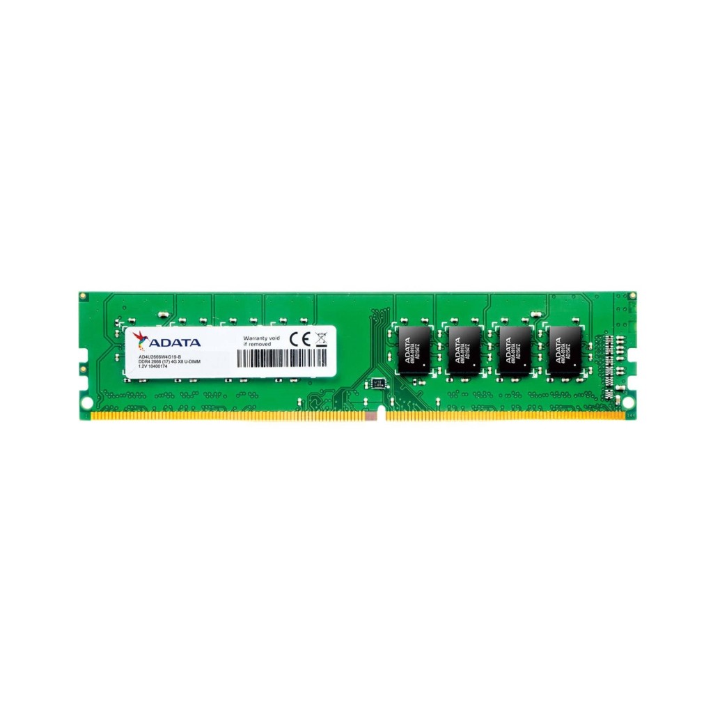 رم کامپیوتر DDR4 تک کاناله 2666 مگاهرتز CL19 ای دیتا مدل AD4U ظرفیت 4 گیگابایت