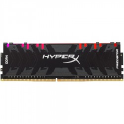 رم کامپیوتر DDR4 تک کاناله 3000 مگاهرتز CL15 کینگستون مدل HyperX Predator RGB ظرفیت 8 گیگابایت