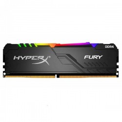 رم کامپیوتر DDR4 تک کاناله 3200 مگاهرتز CL16 هایپرایکس مدل Hyperx Fury RGB ظرفیت 8 گیگابایت