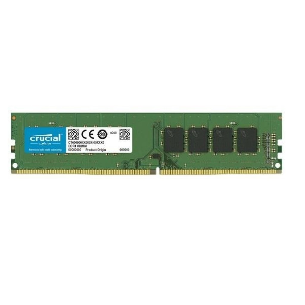 رم کامپیوتر DDR4 تک کاناله 3200 مگاهرتز CL22 کروشیال مدل PC4-25600 ظرفیت 8 گیگابایت
