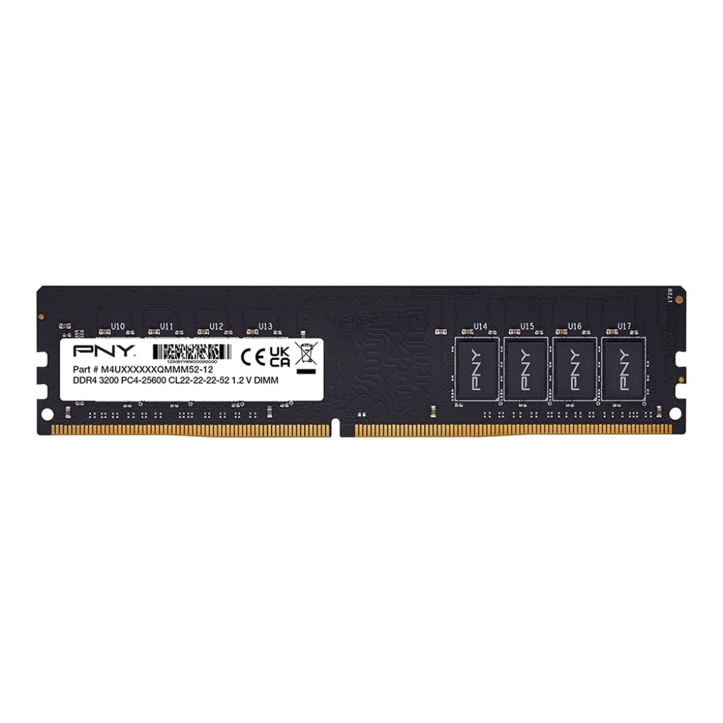 رم کامپیوتر DDR4 تک کاناله 3200 مگاهرتز CL22 پی ان وای مدل PERFORMANCE ظرفیت 8 گیگابایت