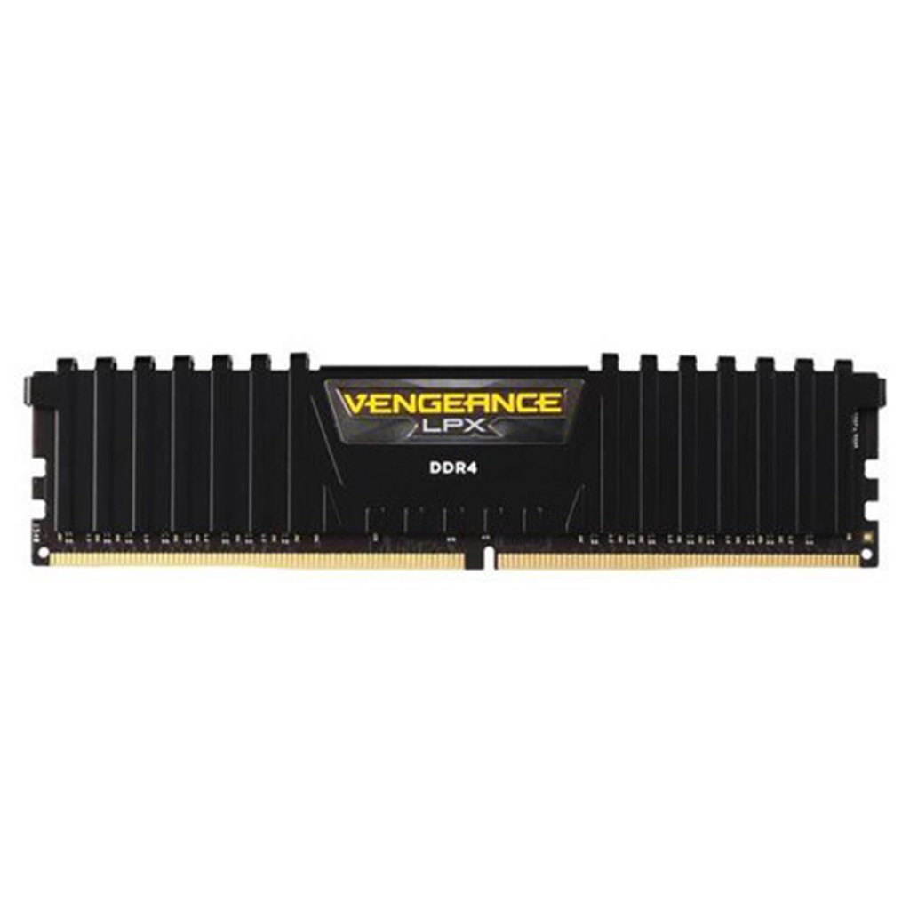 رم کامپیوتر DDR4 تک کاناله2400 مگاهرتز CL16 کورسیر مدل VENGEANCE LPX ظرفیت 16 گیگابایت