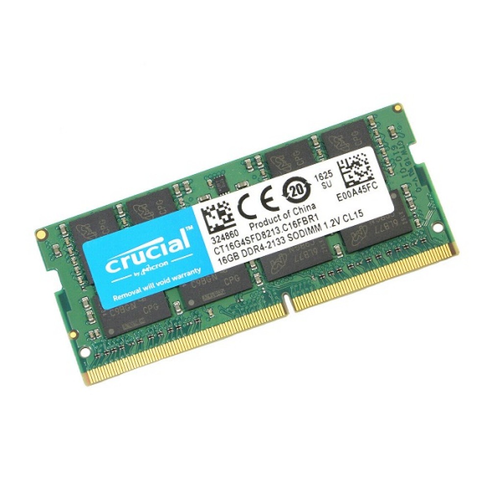رم لپ تاپ DDR4 تک کاناله 2133 مگاهرتز CL15 کروشیال مدل PC4-17000 ظرفیت 16 گیگابایت رم لپ تاپ DDR4 تک کاناله 2133 مگاهرتز CL15 کروشیال مدل PC4-17000 ظرفیت 16 گیگابایت