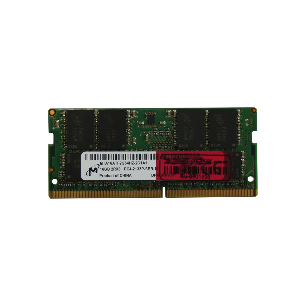 رم لپ تاپ DDR4 تک کاناله 2133 مگاهرتز CL15 میکرون مدل PC4-17000 ظرفیت 16 گیگابایت رم لپ تاپ DDR4 تک کاناله 2133 مگاهرتز CL15 میکرون مدل PC4-17000 ظرفیت 16 گیگابایت