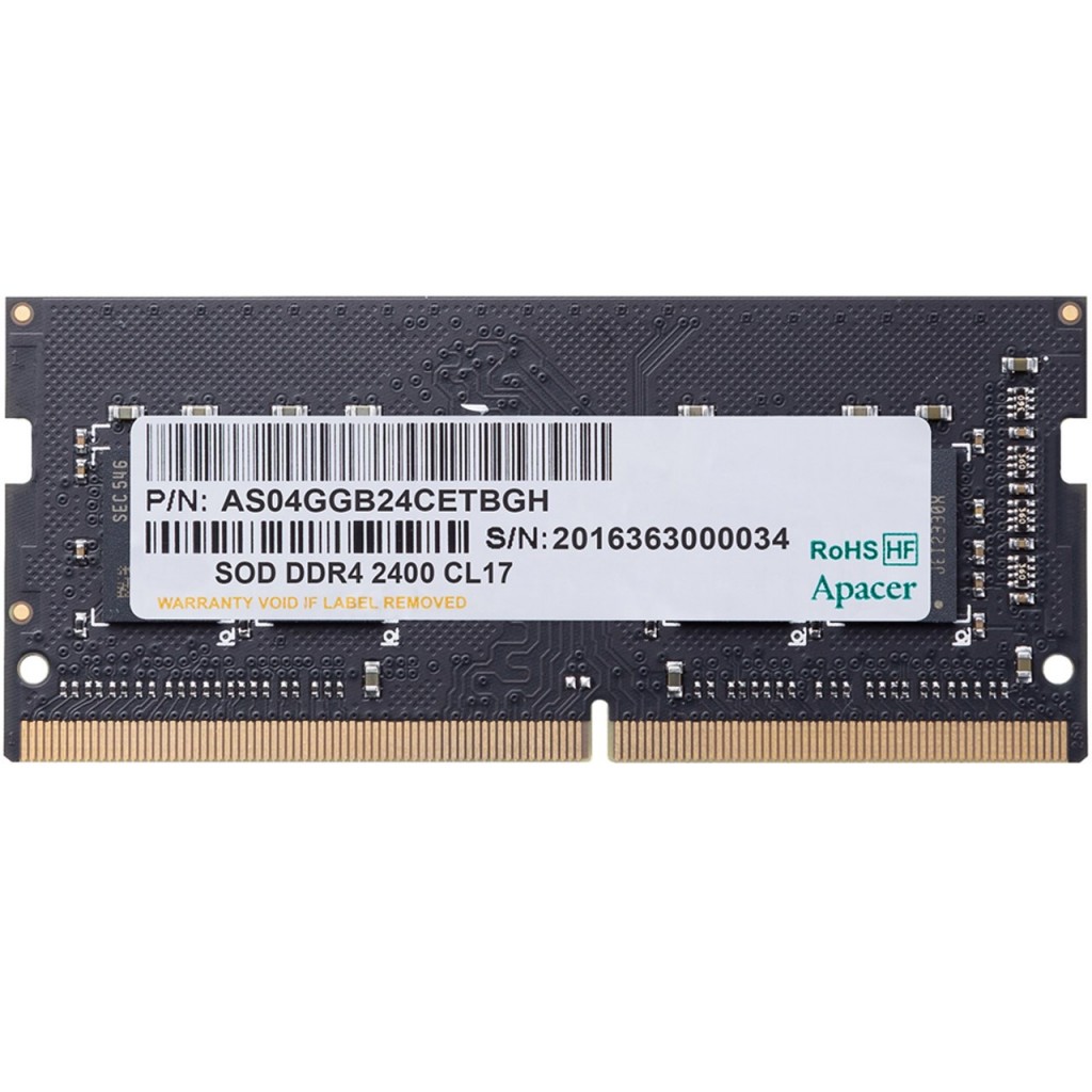 رم لپ تاپ DDR4 تک کاناله 2400 مگاهرتز اپیسر ظرفیت 8 گیگابایت رم لپ تاپ DDR4 تک کاناله 2400 مگاهرتز اپیسر ظرفیت 8 گیگابایت