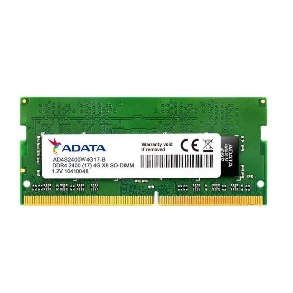 رم لپ تاپ DDR4 تک کاناله 2400 مگاهرتز CL17 ای دیتا مدل MN -RL01 ظرفیت 4 گیگابایت رم لپ تاپ DDR4 تک کاناله 2400 مگاهرتز CL17 ای دیتا مدل MN -RL01 ظرفیت 4 گیگابایت