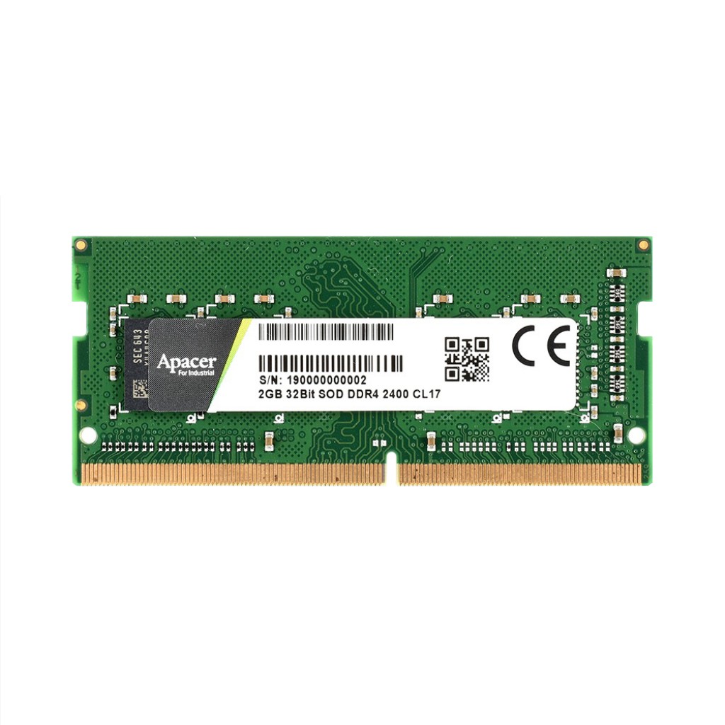 رم لپ تاپ DDR4 تک کاناله 2400 مگاهرتز CL17 اپیسر مدل 76A305 ظرفیت 2 گیگابایت رم لپ تاپ DDR4 تک کاناله 2400 مگاهرتز CL17 اپیسر مدل 76A305 ظرفیت 2 گیگابایت