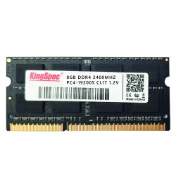 رم لپ تاپ DDR4 تک کاناله 2400 مگاهرتز CL17 کینگ اسپک مدل 19200s ظرفیت 8 گیگابایت