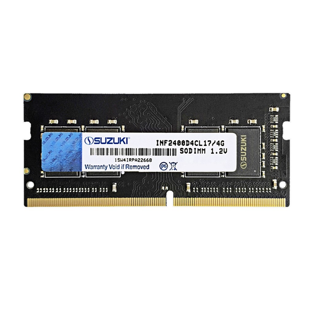 رم لپ تاپ DDR4 تک کاناله 2400 مگاهرتز CL17 سوزوکی مدل Infinity ظرفیت 4 گیگابایت رم لپ تاپ DDR4 تک کاناله 2400 مگاهرتز CL17 سوزوکی مدل Infinity ظرفیت 4 گیگابایت