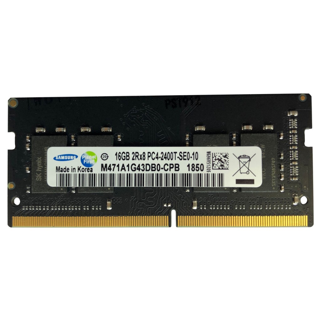 رم لپ تاپ DDR4 تک کاناله 2400 مگاهرتز سامسونگ مدل PC4 ظرفیت 16 گیگابایت رم لپ تاپ DDR4 تک کاناله 2400 مگاهرتز سامسونگ مدل PC4 ظرفیت 16 گیگابایت
