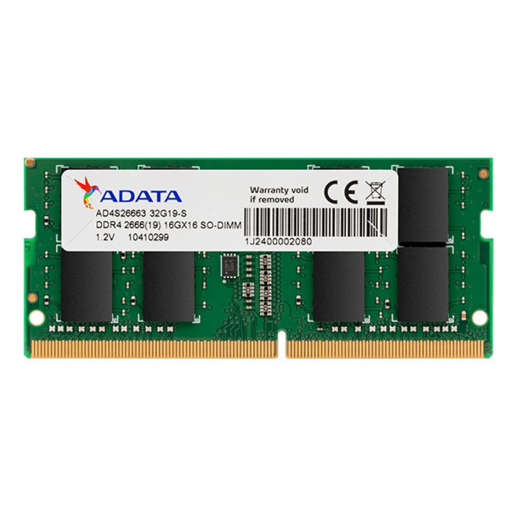 رم لپ تاپ DDR4 تک کاناله 2666 مگاهرتز CL19 ای دیتا مدل Premier ظرفیت 32 گیگابایت رم لپ تاپ DDR4 تک کاناله 2666 مگاهرتز CL19 ای دیتا مدل Premier ظرفیت 32 گیگابایت