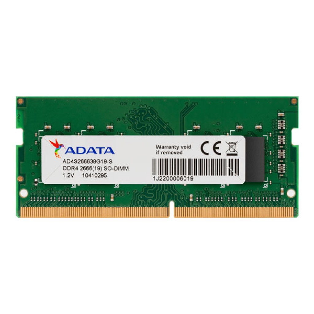 رم لپ تاپ DDR4 تک کاناله 2666 مگاهرتز CL19 ای دیتا مدل Premier ظرفیت 4 گیگابایت رم لپ تاپ DDR4 تک کاناله 2666 مگاهرتز CL19 ای دیتا مدل Premier ظرفیت 4 گیگابایت