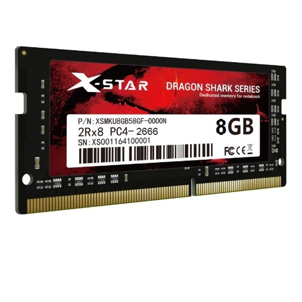 رم لپ تاپ DDR4 تک کاناله 2666 مگاهرتز CL22 ایکس-استار مدل 21300 ظرفیت 8 گیگابایت رم لپ تاپ DDR4 تک کاناله 2666 مگاهرتز CL22 ایکس-استار مدل 21300 ظرفیت 8 گیگابایت