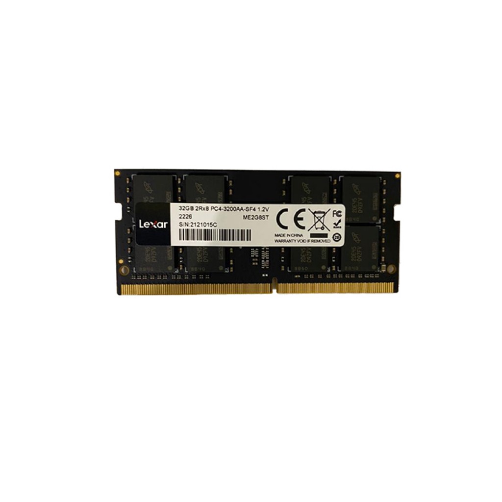 رم لپ تاپ DDR4 تک کاناله 3200 مگاهرتز CL19 لکسار مدل ME2G8ST ظرفیت 32 گیگابایت رم لپ تاپ DDR4 تک کاناله 3200 مگاهرتز CL19 لکسار مدل ME2G8ST ظرفیت 32 گیگابایت