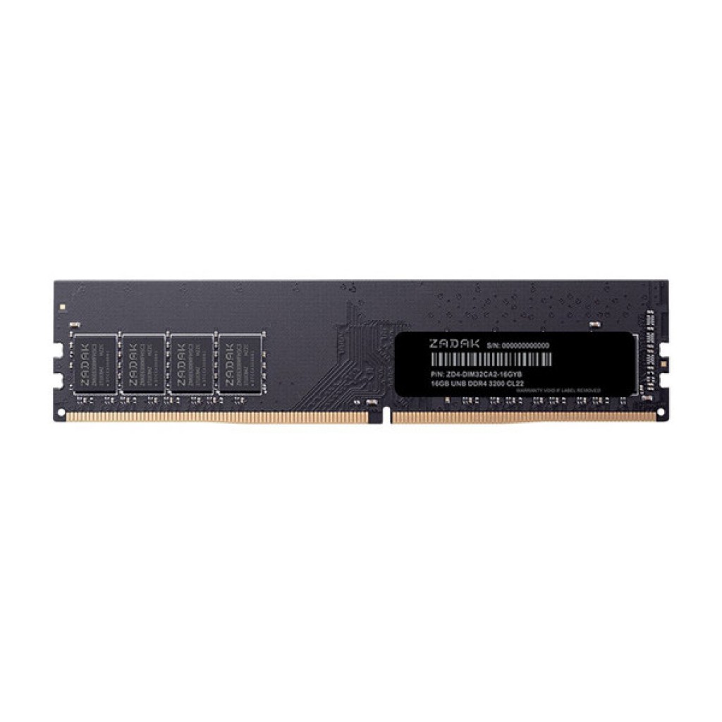 رم لپ تاپ DDR4 تک کاناله 3200 مگاهرتز CL22 زاداک مدل UNB ظرفیت 8 گیگابایت رم لپ تاپ DDR4 تک کاناله 3200 مگاهرتز CL22 زاداک مدل UNB ظرفیت 8 گیگابایت