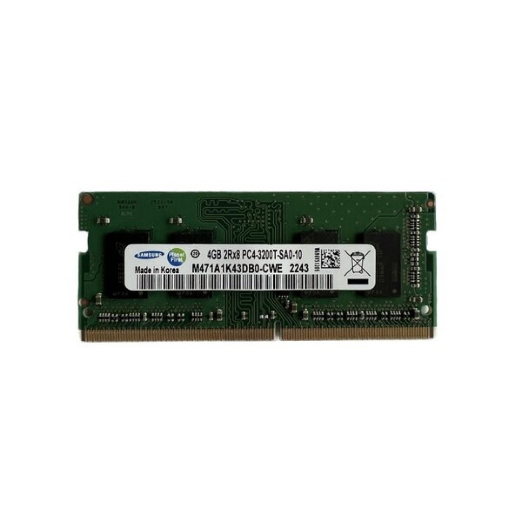 رم لپ تاپ ddr4 تك كاناله 3200 مگاهرتز سامسونگ مدل pc4 ظرفيت 4 گيگابايت