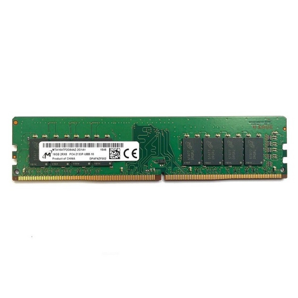 رم کامپیوتر DDR4 تک کاناله 2133 مگاهرتز CL16 میکرون مدل PC4-17000 ظرفیت 16 گیگابایت رم کامپیوتر DDR4 تک کاناله 2133 مگاهرتز CL16 میکرون مدل PC4-17000 ظرفیت 16 گیگابایت