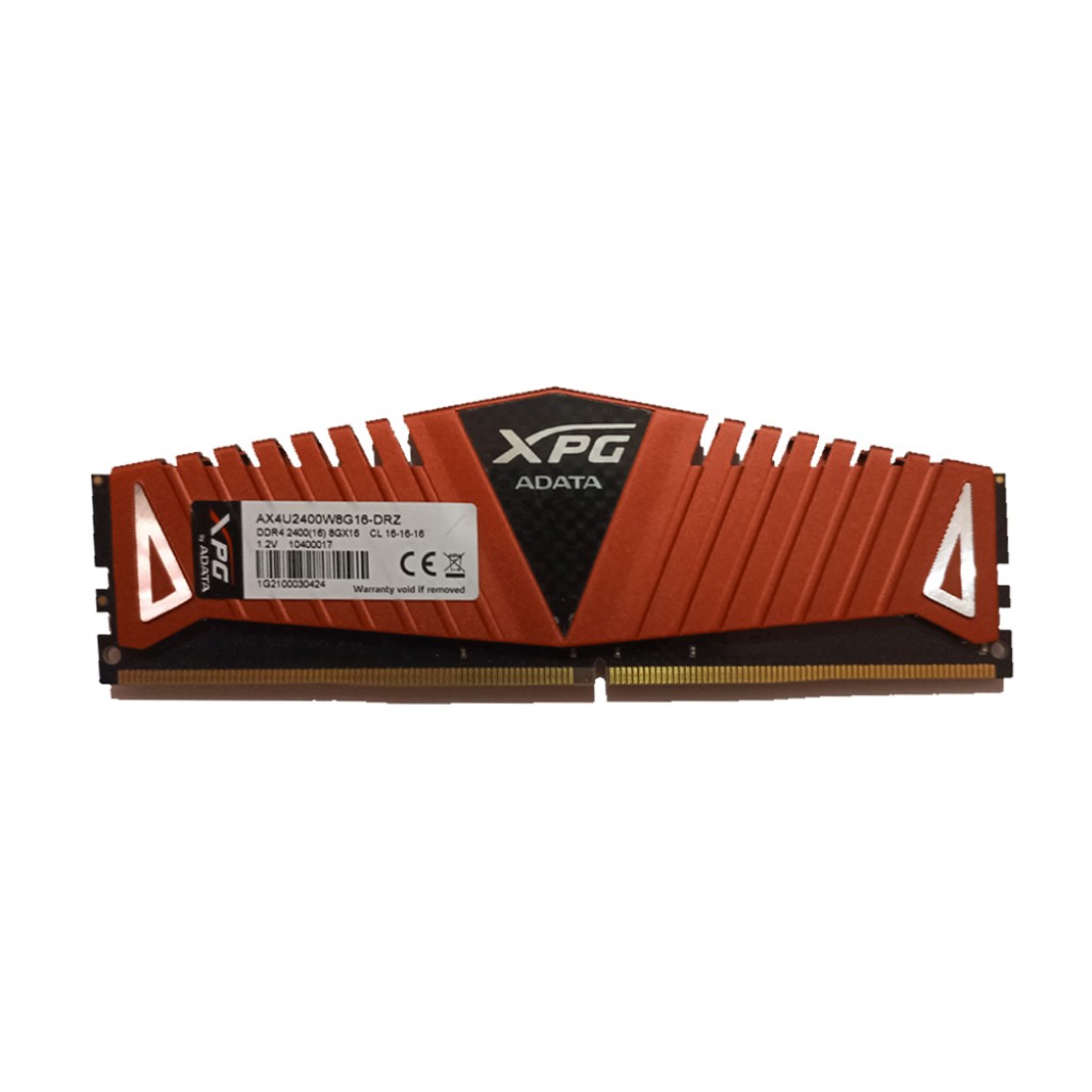 رم کامپیوتر DDR4 تک کاناله 2400 مگاهرتز CL16 ای دیتا مدل AX4U2400W8G16-DRZ ظرفیت 8 گیگابایت رم کامپیوتر DDR4 تک کاناله 2400 مگاهرتز CL16 ای دیتا مدل AX4U2400W8G16-DRZ ظرفیت 8 گیگابایت