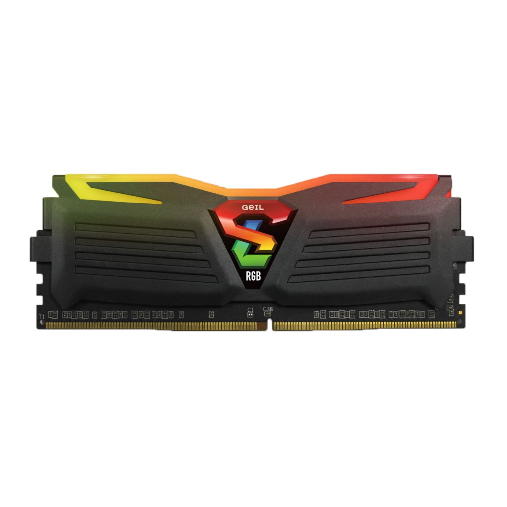 رم کامپیوتر DDR4 تک کاناله 2400 مگاهرتز CL16 گیل مدل Super Luce RGB lite ظرفیت 16 گیگابایت رم کامپیوتر DDR4 تک کاناله 2400 مگاهرتز CL16 گیل مدل Super Luce RGB lite ظرفیت 16 گیگابایت
