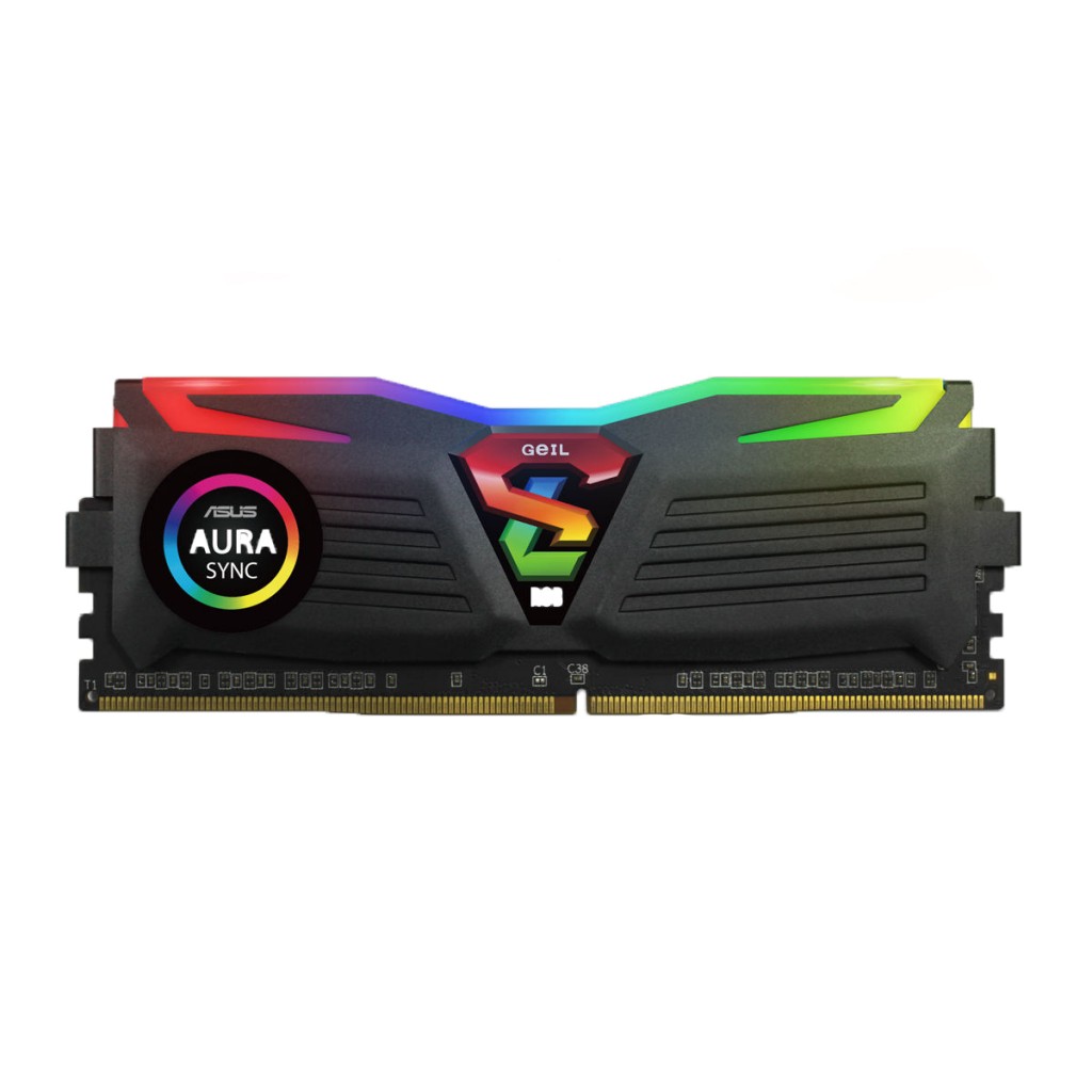 رم کامپیوتر DDR4 تک کاناله 2400 مگاهرتز CL16 گیل مدل Super Luce RGB Sync ظرفیت 16 گیگابایت رم کامپیوتر DDR4 تک کاناله 2400 مگاهرتز CL16 گیل مدل Super Luce RGB Sync ظرفیت 16 گیگابایت