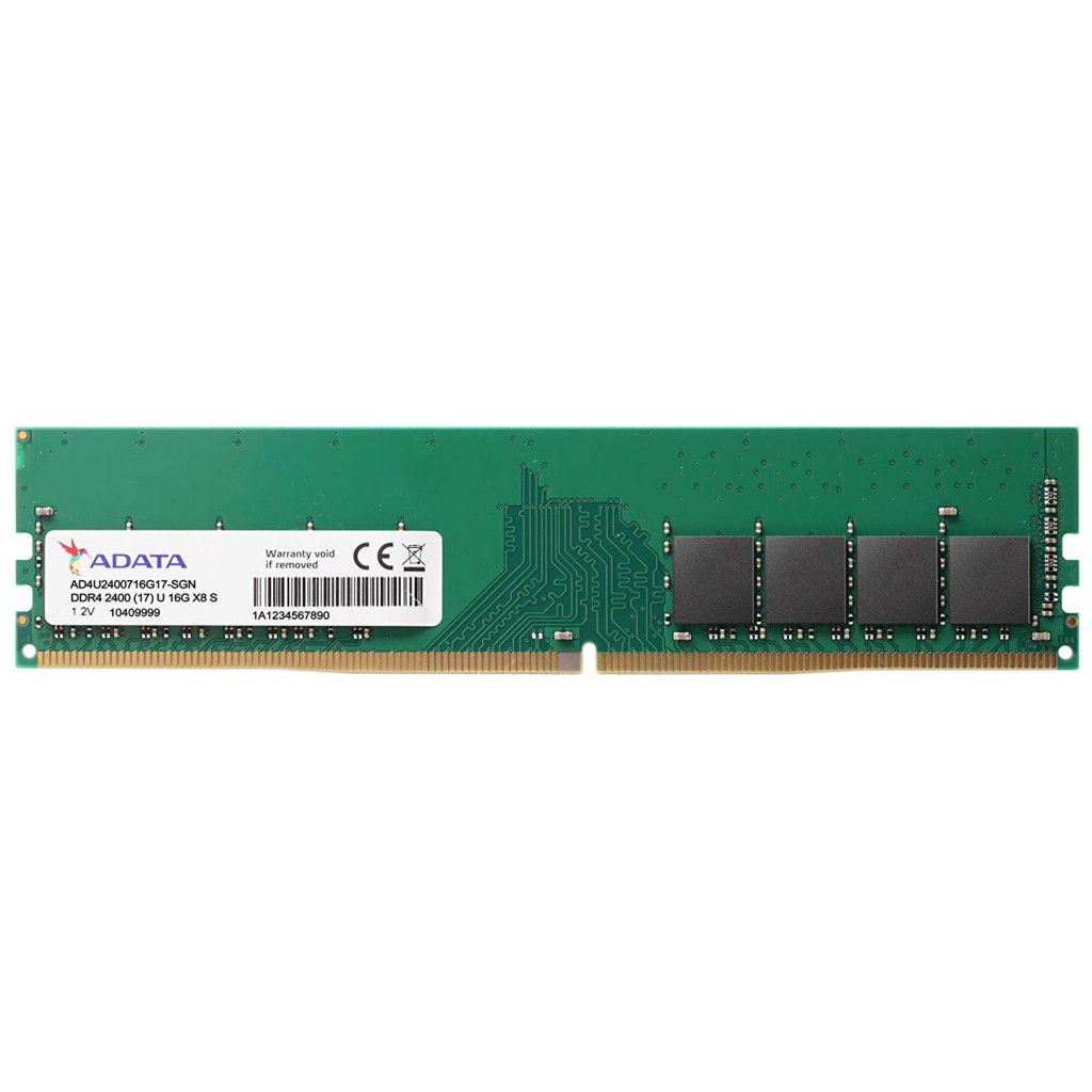 رم کامپیوتر DDR4 تک کاناله 2400 مگاهرتز CL17 ای دیتا مدل PC4-19200 ظرفیت 16 گیگابایت رم کامپیوتر DDR4 تک کاناله 2400 مگاهرتز CL17 ای دیتا مدل PC4-19200 ظرفیت 16 گیگابایت