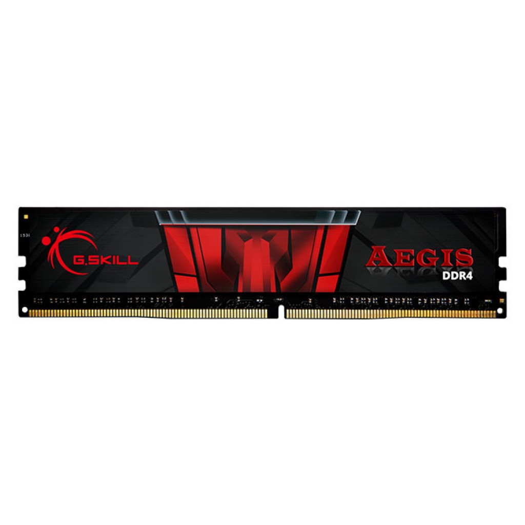 رم کامپیوتر DDR4 تک کاناله 2400 مگاهرتز CL17 جی اسکیل مدل Aegis ظرفیت 16 گیگابایت رم کامپیوتر DDR4 تک کاناله 2400 مگاهرتز CL17 جی اسکیل مدل Aegis ظرفیت 16 گیگابایت