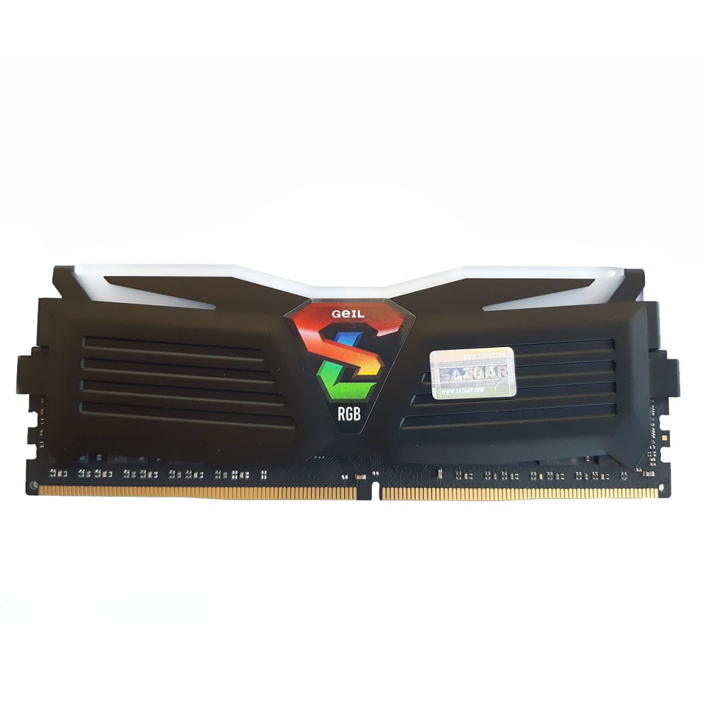 رم کامپیوتر DDR4 تک کاناله 2400 مگاهرتز CL17 گیل مدل SUPER LUCE RGB ظرفیت 4 گیگابایت رم کامپیوتر DDR4 تک کاناله 2400 مگاهرتز CL17 گیل مدل SUPER LUCE RGB ظرفیت 4 گیگابایت