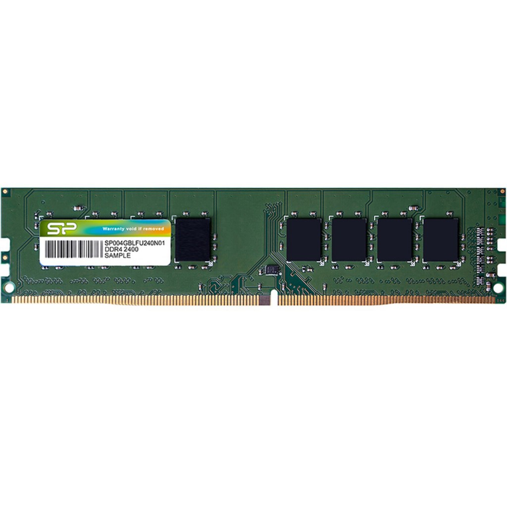 رم کامپیوتر DDR4 تک کاناله 2400 مگاهرتز CL17 سیلیکون پاور ظرفیت 4 گیگابایت رم کامپیوتر DDR4 تک کاناله 2400 مگاهرتز CL17 سیلیکون پاور ظرفیت 4 گیگابایت