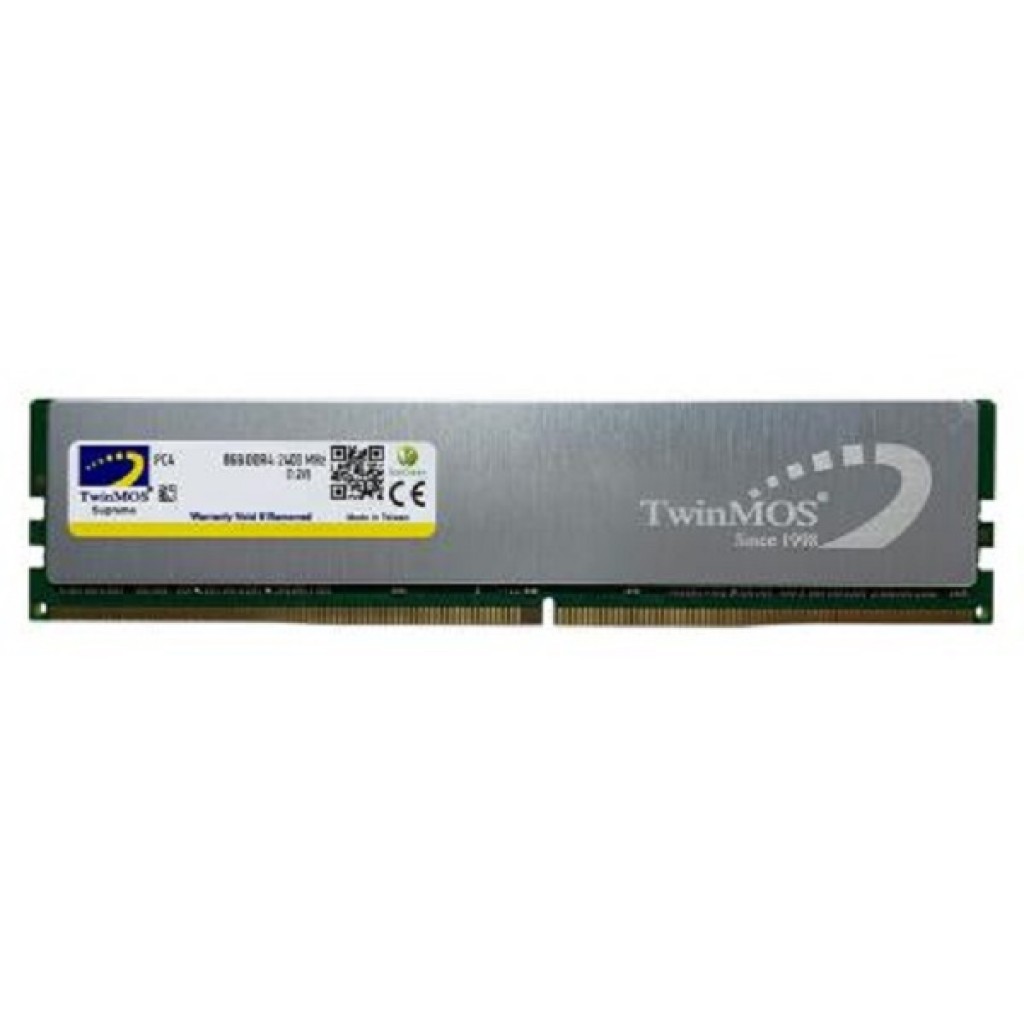 رم کامپیوتر DDR4 تک کاناله 2400 مگاهرتز CL17 تواینموس مدل 4DIS3I0LE ظرفیت 8 گیگابایت رم کامپیوتر DDR4 تک کاناله 2400 مگاهرتز CL17 تواینموس مدل 4DIS3I0LE ظرفیت 8 گیگابایت