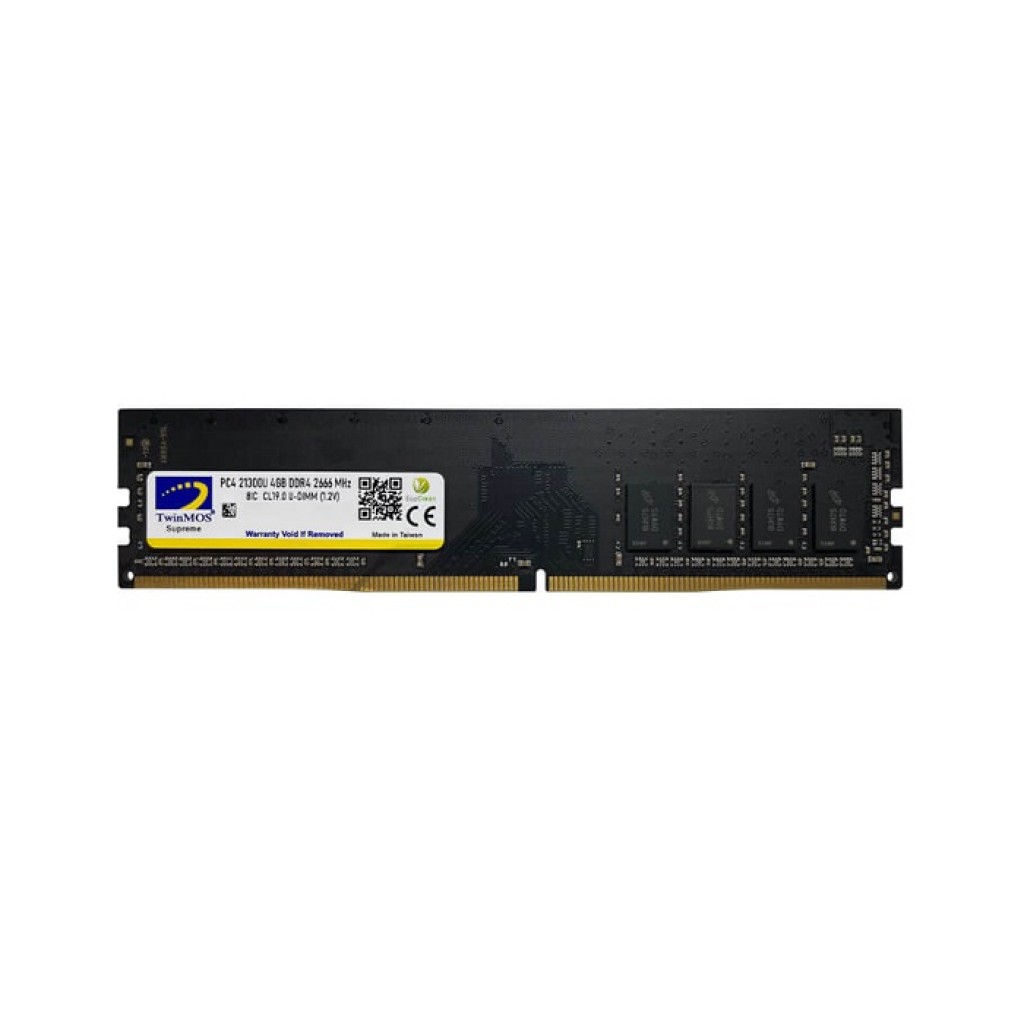 رم کامپیوتر DDR4 تک کاناله 2400 مگاهرتز CL19 تواینموس مدل PC4-19200 ظرفیت 4 گیگابایت رم کامپیوتر DDR4 تک کاناله 2400 مگاهرتز CL19 تواینموس مدل PC4-19200 ظرفیت 4 گیگابایت