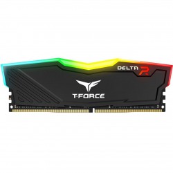 رم کامپیوتر DDR4 تک کاناله 2666 مگاهرتز CL15 تیم گروپ مدل T-Force Delta RGB ظرفیت 8 گیگابایت