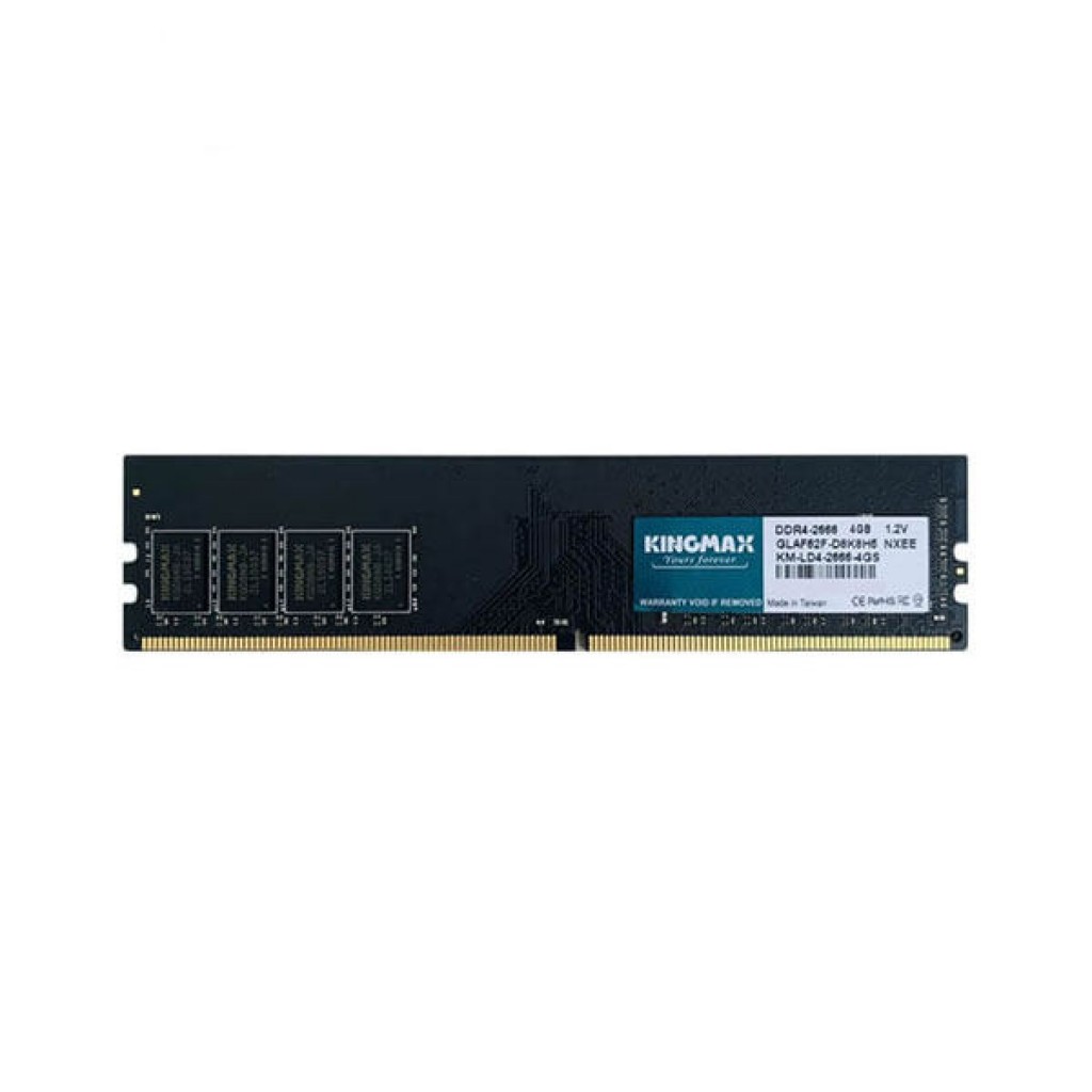 رم کامپیوتر DDR4 تک کاناله 2666 مگاهرتز CL17 کینگ مکس مدل GLAF62F-D8KIH5 ظرفیت 4 گیگابایت رم کامپیوتر DDR4 تک کاناله 2666 مگاهرتز CL17 کینگ مکس مدل GLAF62F-D8KIH5 ظرفیت 4 گیگابایت