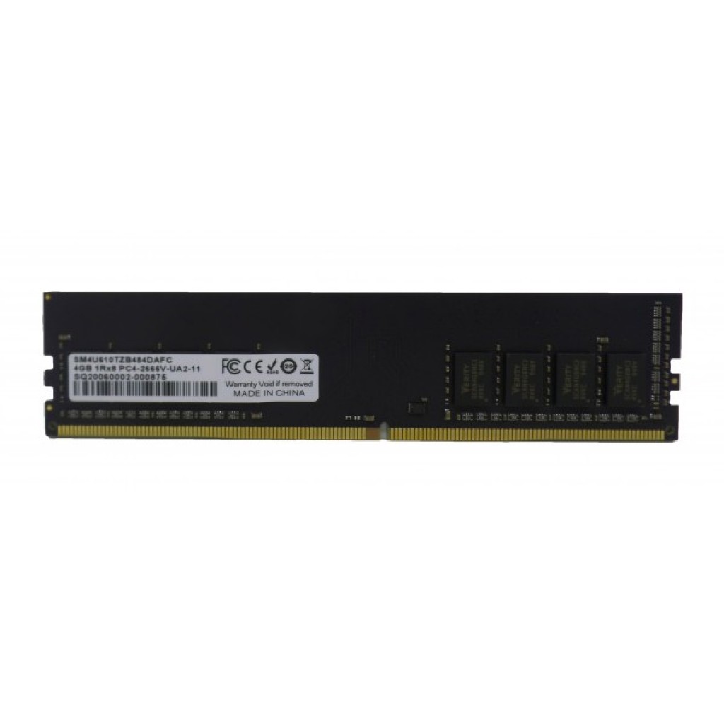 رم کامپیوتر DDR4 تک کاناله 2666 مگاهرتز CL18 وریتی مدل A002 ظرفیت 4 گیگابایت رم کامپیوتر DDR4 تک کاناله 2666 مگاهرتز CL18 وریتی مدل A002 ظرفیت 4 گیگابایت