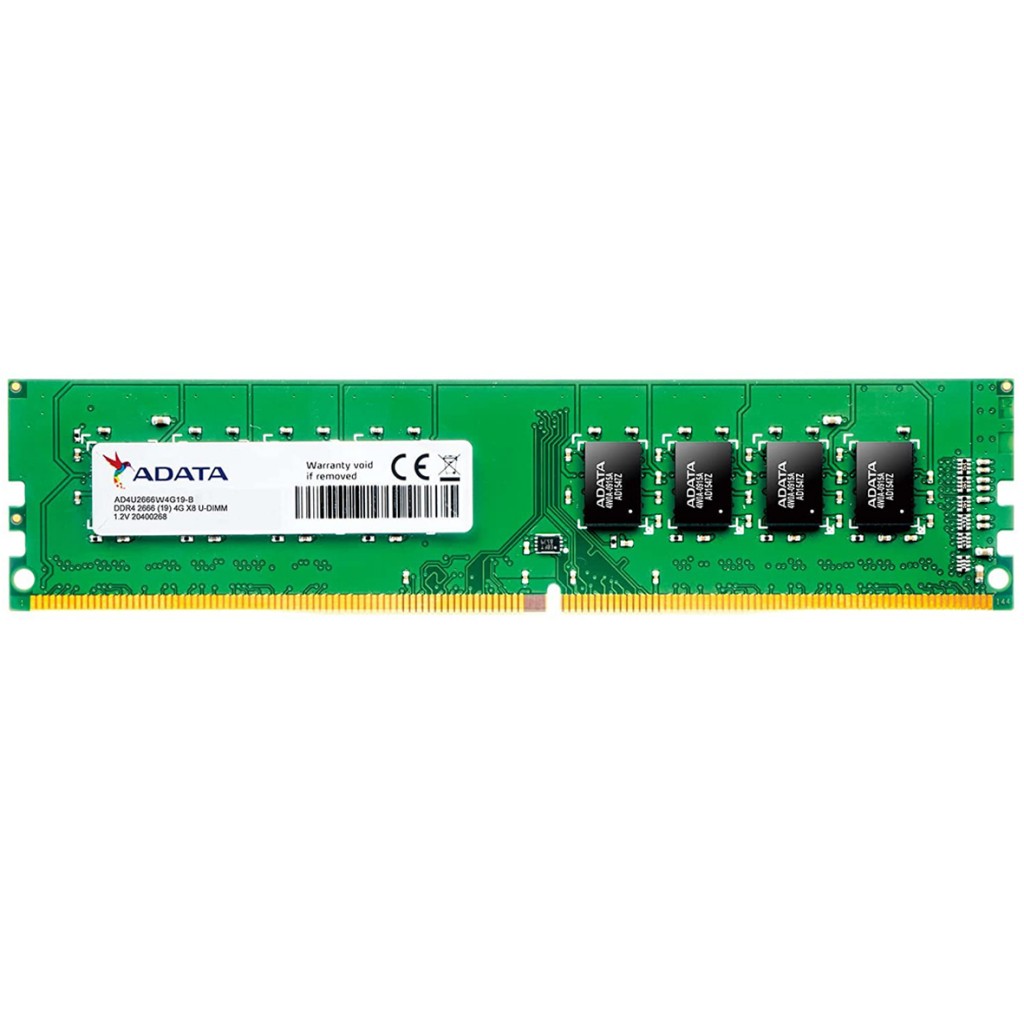 رم کامپیوتر DDR4 تک کاناله 2666 مگاهرتز CL19 ای دیتا مدل AD4U2666W4G19-B ظرفیت 4 گیگابایت رم کامپیوتر DDR4 تک کاناله 2666 مگاهرتز CL19 ای دیتا مدل AD4U2666W4G19-B ظرفیت 4 گیگابایت
