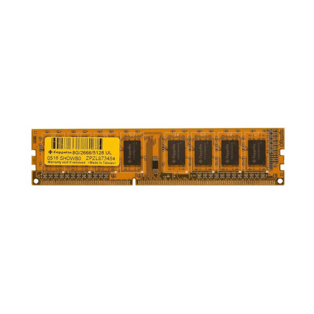رم کامپیوتر DDR4 تک کاناله 2666 مگاهرتز CL19 زپلین مدل ZPvN ظرفیت 8 گیگابایت