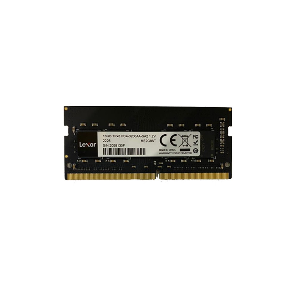 رم لپ تاپ DDR4 تک کاناله 3200 مگاهرتز CL19 لکسار مدل ME2G8ST ظرفیت 16 گیگابایت رم لپ تاپ DDR4 تک کاناله 3200 مگاهرتز CL19 لکسار مدل ME2G8ST ظرفیت 16 گیگابایت