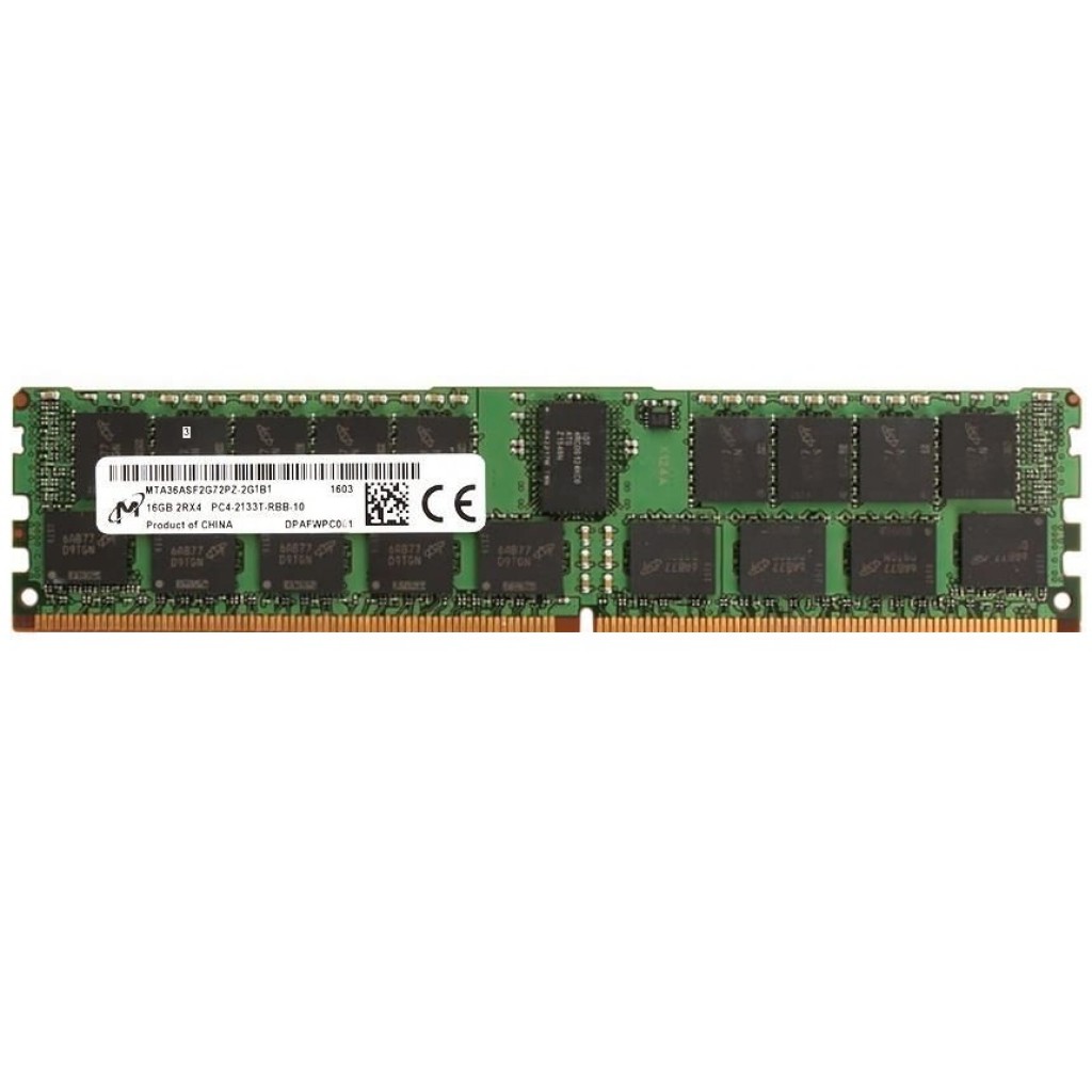 رم سرور DDR4 تک کاناله 2133 مگاهرتز CL15 میکرون مدل MTA36ASF2G72PZ-2G1B1 ظرفیت 16 گیگابایت رم سرور DDR4 تک کاناله 2133 مگاهرتز CL15 میکرون مدل MTA36ASF2G72PZ-2G1B1 ظرفیت 16 گیگابایت