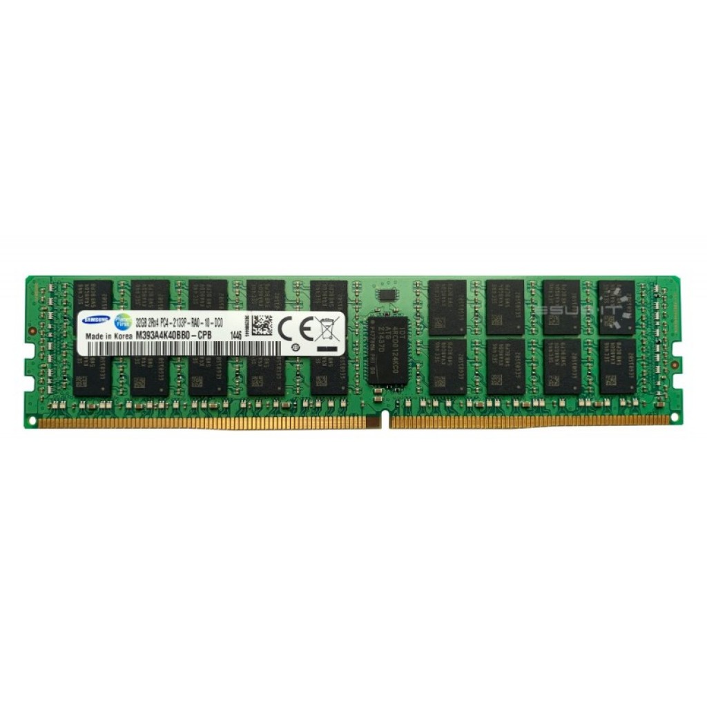 رم سرور DDR4 تک کاناله2133 مگاهرتز سامسونگ مدل M393A4K40BB0-CPB ظرفیت 32 گیگابایت رم سرور DDR4 تک کاناله2133 مگاهرتز سامسونگ مدل M393A4K40BB0-CPB ظرفیت 32 گیگابایت