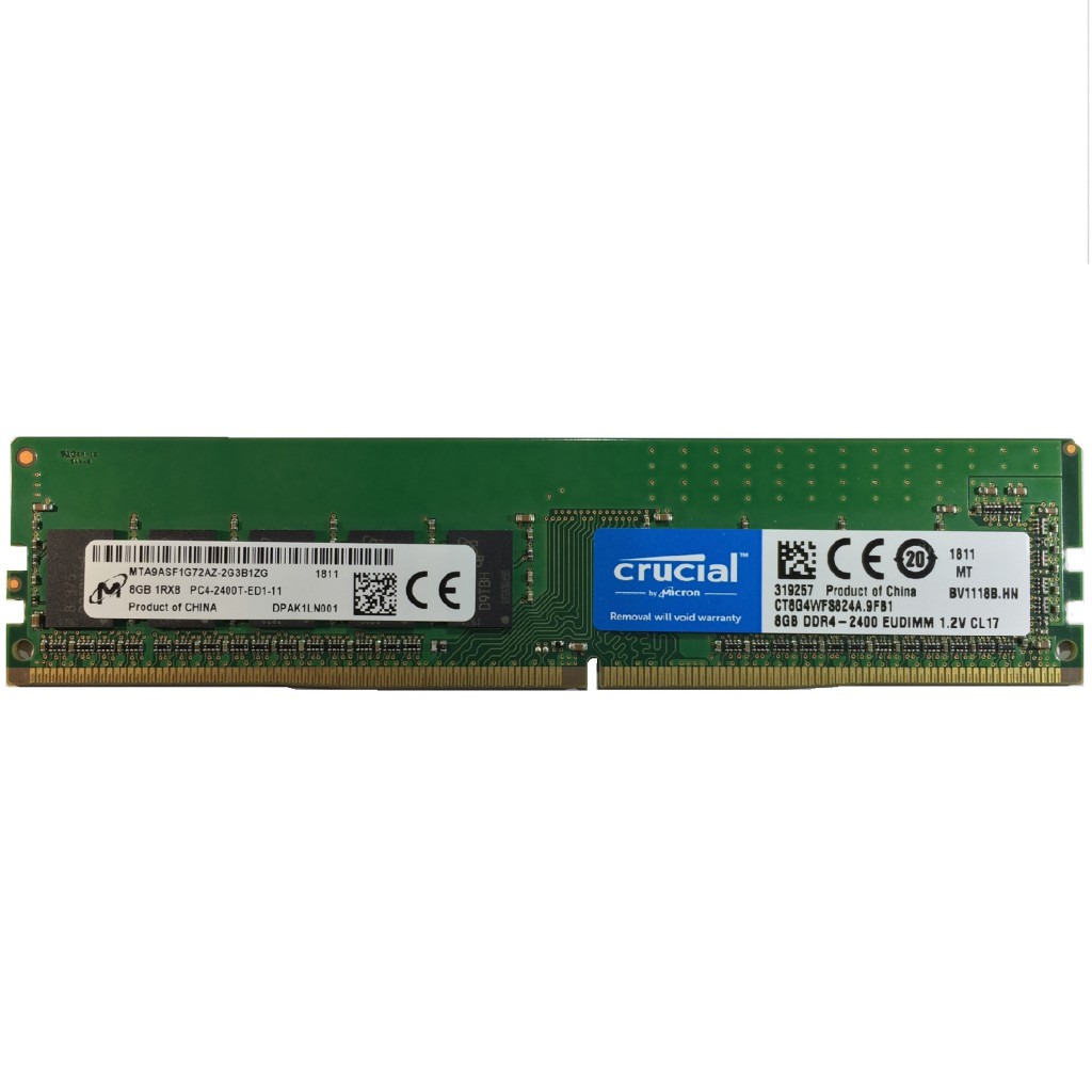 رم سرور DDR4 تک کاناله 2400 مگاهرتز CL17 کروشیال مدل CT8G4WFS824A ظرفیت 8 گیگابایت رم سرور DDR4 تک کاناله 2400 مگاهرتز CL17 کروشیال مدل CT8G4WFS824A ظرفیت 8 گیگابایت