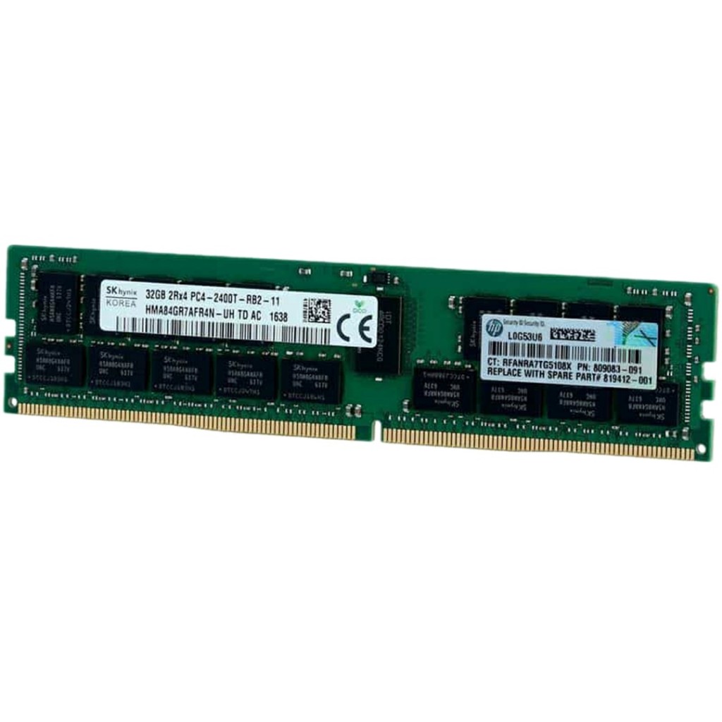 رم سرور DDR4 تک کاناله 2400 مگاهرتز اچ پی مدل 001 ظرفیت 32 گیگابایت رم سرور DDR4 تک کاناله 2400 مگاهرتز اچ پی مدل 001 ظرفیت 32 گیگابایت
