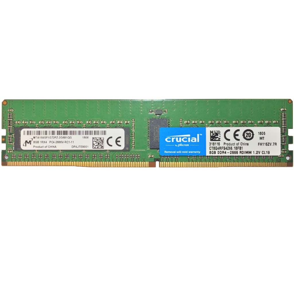 رم سرور DDR4 تک کاناله 2666 مگاهرتز CL19 کروشیال مدل CT8G4RFS4266.18FB1 ظرفیت 8 گیگابایت رم سرور DDR4 تک کاناله 2666 مگاهرتز CL19 کروشیال مدل CT8G4RFS4266.18FB1 ظرفیت 8 گیگابایت