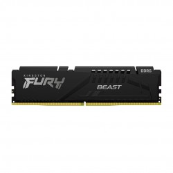 رم کامپیوتر DDR5 تک کاناله 5200 مگاهرتز CL40 کینگستون مدل Fury Beast Non ECC DIMM ظرفیت 16 گیگابایت