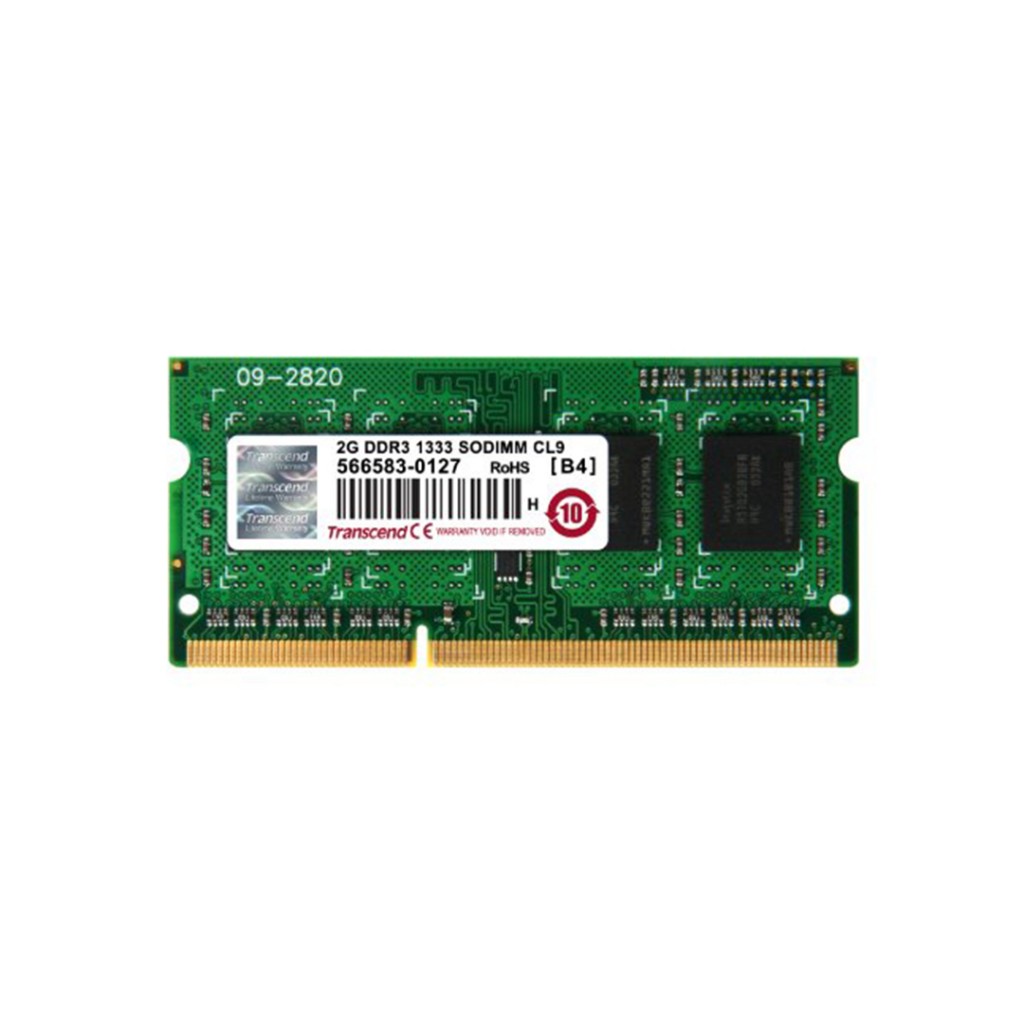 رم لپ تاپ ترنسند مدل DDR3 1333 SODIMM CL9 ظرفیت 2 گیگابایت رم لپ تاپ ترنسند مدل DDR3 1333 SODIMM CL9 ظرفیت 2 گیگابایت