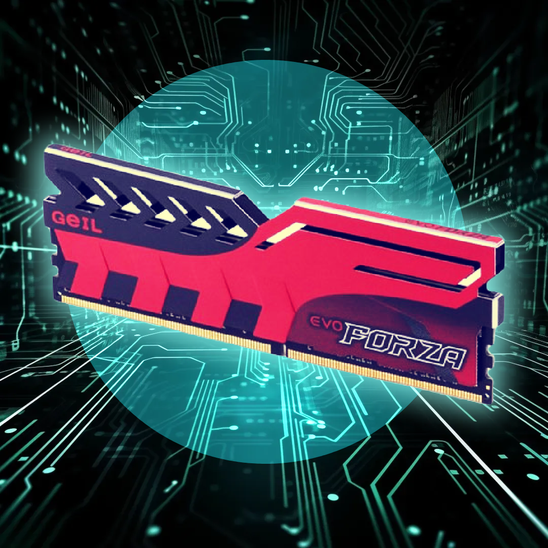 <strong><b>رم کامپیوتر</b></strong> DDR4 تک کاناله 2400 مگاهرتز CL15 گیل مدل Evo Forza ظرفیت <b>8 گیگابایت</b>