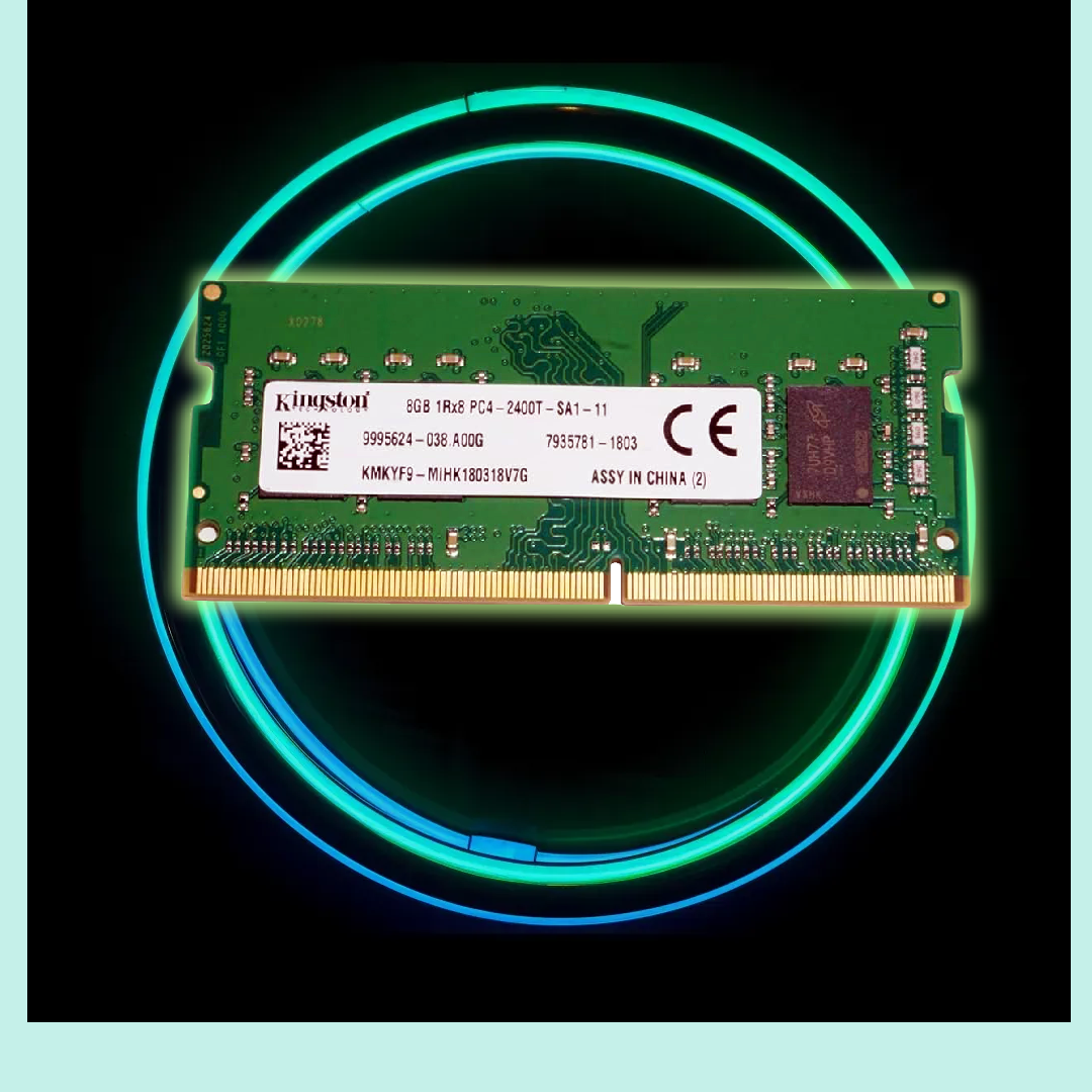 <strong><b>رم لپ تاپ</b></strong> DDR4 تک کاناله 2400 مگاهرتز CL17 کینگستون مدل 2400T ظرفیت <b>8 گیگابایت</b>